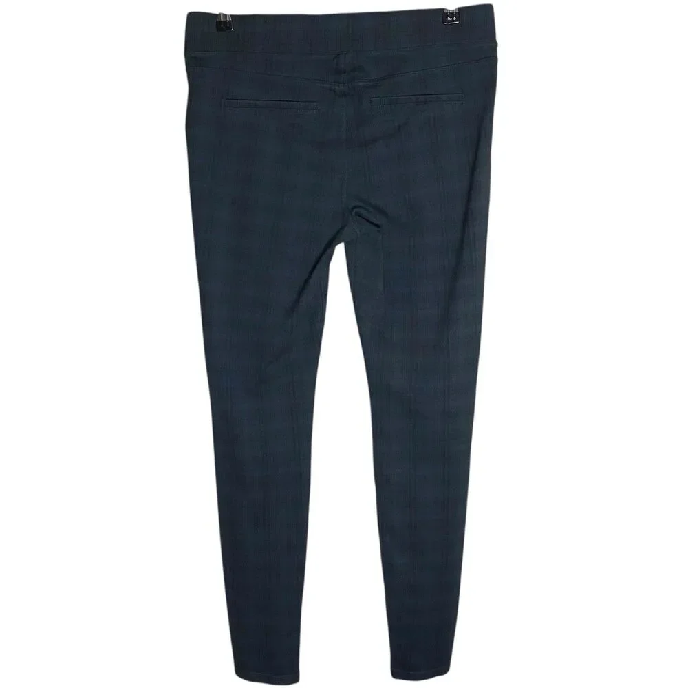 Liverpool Los Angeles Pants Womens 8-29 Kennedy Plaid Preppy Stretch Academia